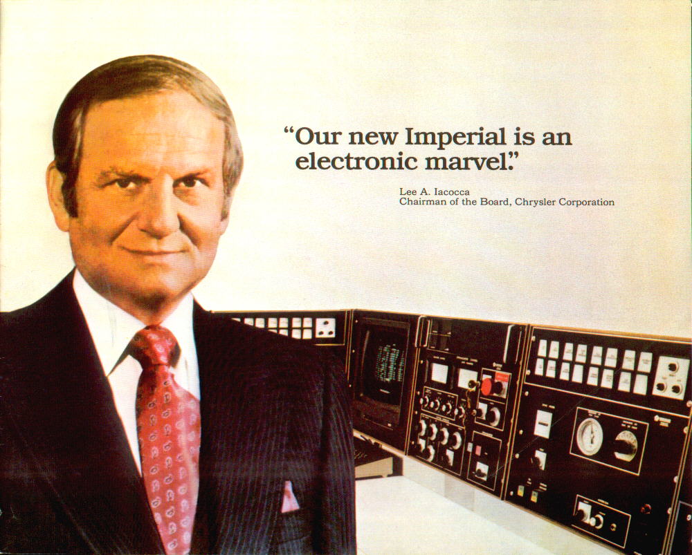 1981 Chrysler Imperial Lee Iacocca Folder Page 2